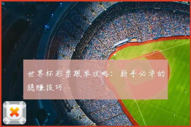 世界杯彩票跟单攻略：新手必学的稳赚技巧