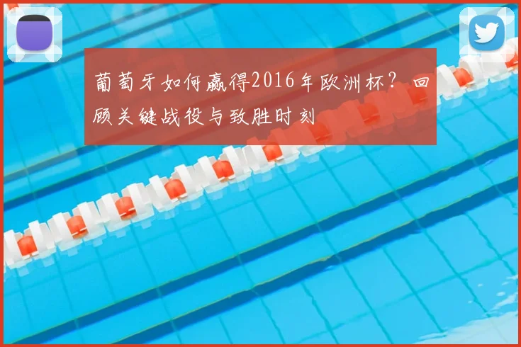 葡萄牙如何赢得2016年欧洲杯？回顾关键战役与致胜时刻
